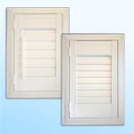 3 1/2 and 2 1/2 Inch Louvers